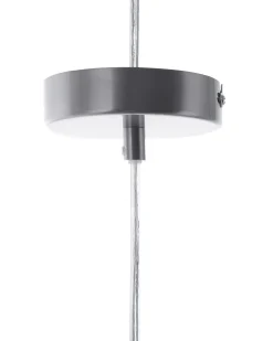 Valaisimet<Beliani Riippuvalaisin Lasi Vaaleanharmaa Wiltz