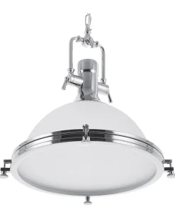 Valaisimet<Beliani Riippuvalaisin Lasi Valkoinen Ebron