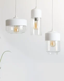 Best Beliani Riippuvalaisin Lasi Valkoinen Jurua