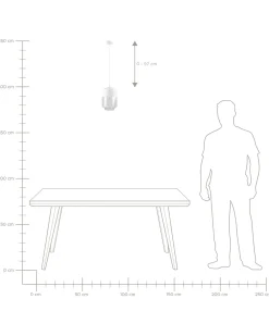 Best Beliani Riippuvalaisin Lasi Valkoinen Jurua