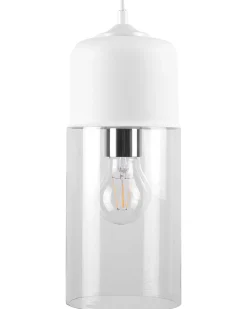 Valaisimet<Beliani Riippuvalaisin Lasi Valkoinen Purus