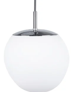 Store Beliani Riippuvalaisin Lasi Valkoinen Liffel