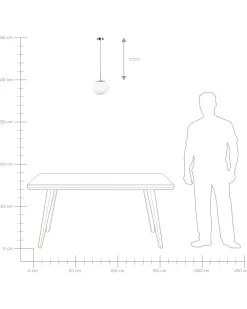 Store Beliani Riippuvalaisin Lasi Valkoinen Liffel