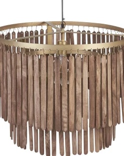 Flash Sale Beliani Riippuvalaisin Mangopuu Tumma Puu Kaveri