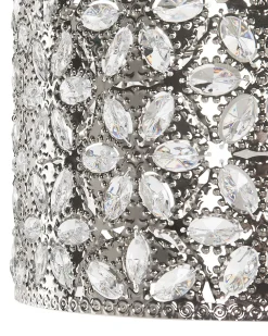 Valaisimet<Beliani Riippuvalaisin Metalli Hopea Sajo