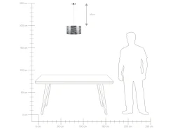 Sale Beliani Riippuvalaisin Metalli Hopea Torno