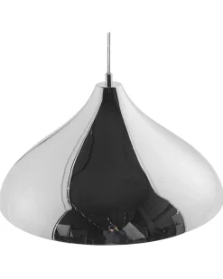 Valaisimet<Beliani Riippuvalaisin Metalli Hopea Iskar