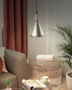 Clearance Beliani Riippuvalaisin Metalli Hopea Arda