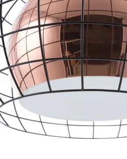 Valaisimet<Beliani Riippuvalaisin Metalli Kupari/Musta Liri