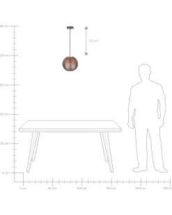 Best Beliani Riippuvalaisin Metalli Kupari Seine