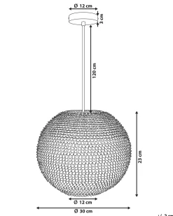 Best Beliani Riippuvalaisin Metalli Kupari Seine