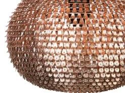 Valaisimet<Beliani Riippuvalaisin Metalli Kupari Reine