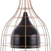Sale Beliani Riippuvalaisin Metalli Musta/Kupari Tresa