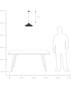 Valaisimet<Beliani Riippuvalaisin Metalli Musta Nevola