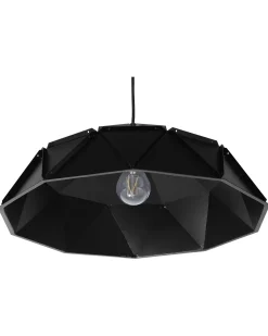 Valaisimet<Beliani Riippuvalaisin Metalli Musta Senia