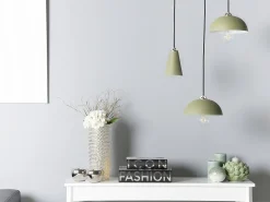 Valaisimet<Beliani Riippuvalaisin Metalli Tummanvihrea Esera