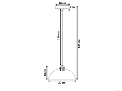 Valaisimet<Beliani Riippuvalaisin Metalli Tummanvihrea Esera