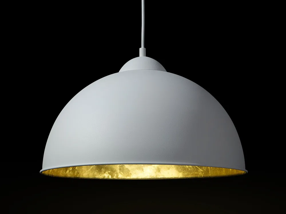 Outlet Beliani Riippuvalaisin Metalli Valkoinen Cetina