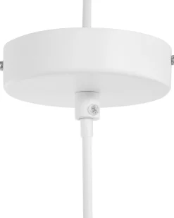 Fashion Beliani Riippuvalaisin Metalli Valkoinen Meuse