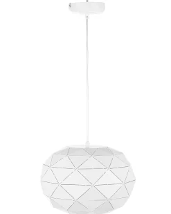 Valaisimet<Beliani Riippuvalaisin Metalli Valkoinen Rewa