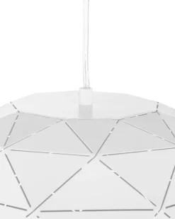 Valaisimet<Beliani Riippuvalaisin Metalli Valkoinen Rewa