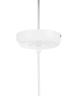 Valaisimet<Beliani Riippuvalaisin Metalli Valkoinen Rewa