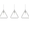 Shop Beliani Riippuvalaisin Metalli Vaaleanharmaa 3 Kpl Juruena