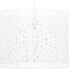 Valaisimet<Beliani Riippuvalaisin Metalli Valkoinen Chelif