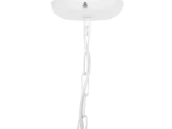 Valaisimet<Beliani Riippuvalaisin Metalli Valkoinen Chelif