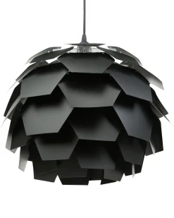 Valaisimet<Beliani Riippuvalaisin Muovi Iso Musta Segre