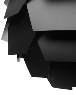 Valaisimet<Beliani Riippuvalaisin Muovi Iso Musta Segre