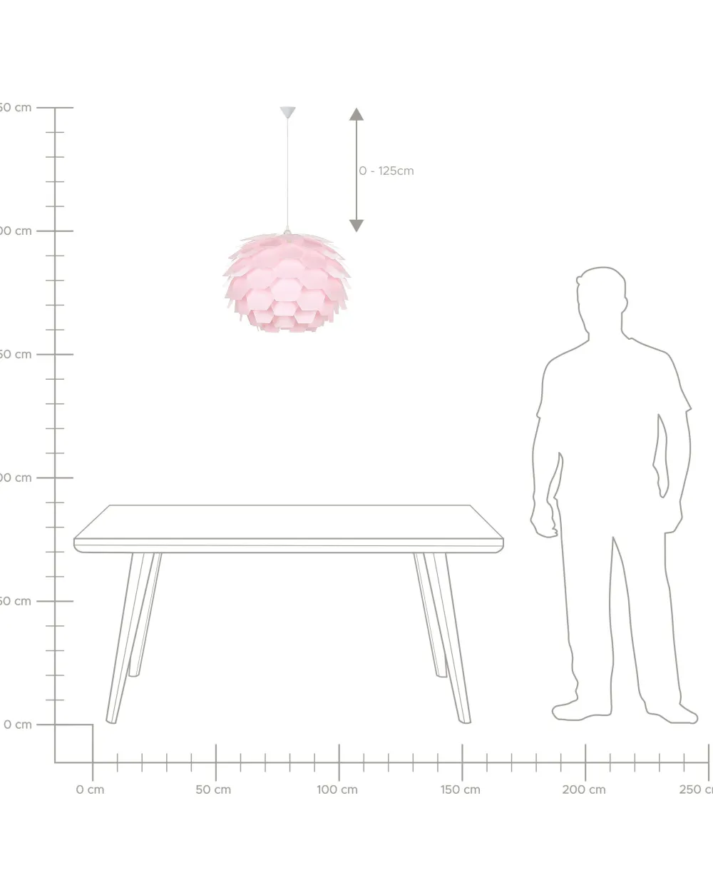 Lastenhuone<Beliani Riippuvalaisin Muovi Iso Vaaleanpunainen Segre