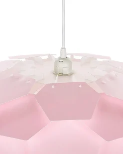 Lastenhuone<Beliani Riippuvalaisin Muovi Iso Vaaleanpunainen Segre