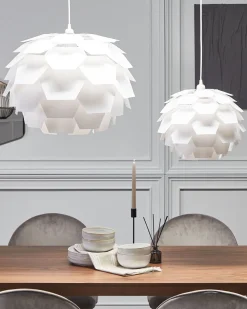 Sale Beliani Riippuvalaisin Muovi Iso Valkoinen Segre