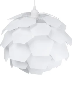 Sale Beliani Riippuvalaisin Muovi Iso Valkoinen Segre