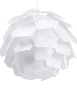 Sale Beliani Riippuvalaisin Muovi Iso Valkoinen Segre