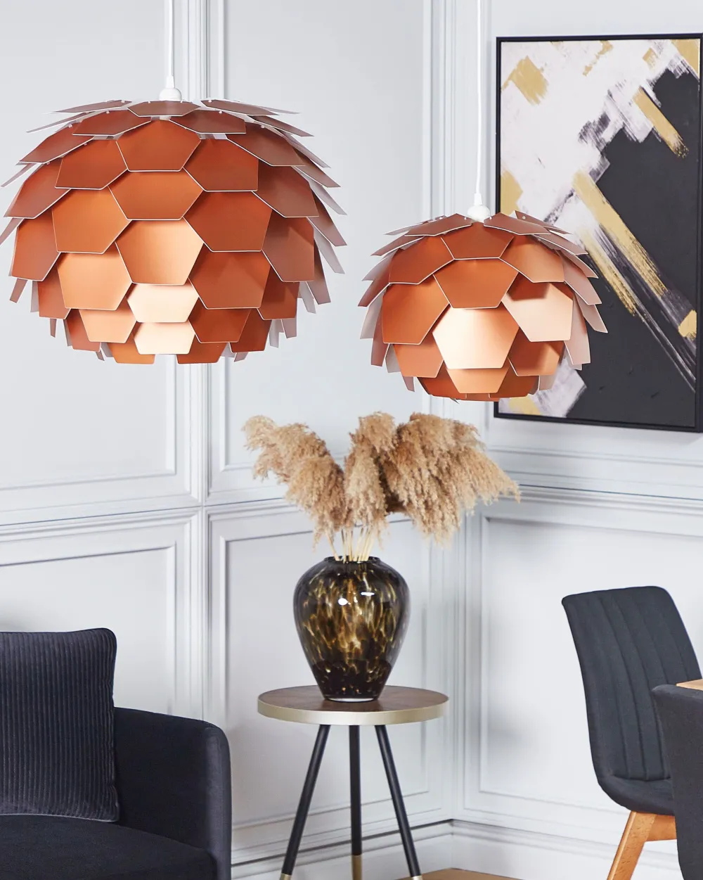 Lastenhuone<Beliani Riippuvalaisin Muovi Pieni Kupari Segre