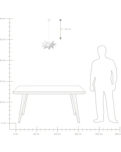 Valaisimet<Beliani Riippuvalaisin Muovi Valkoinen Alva