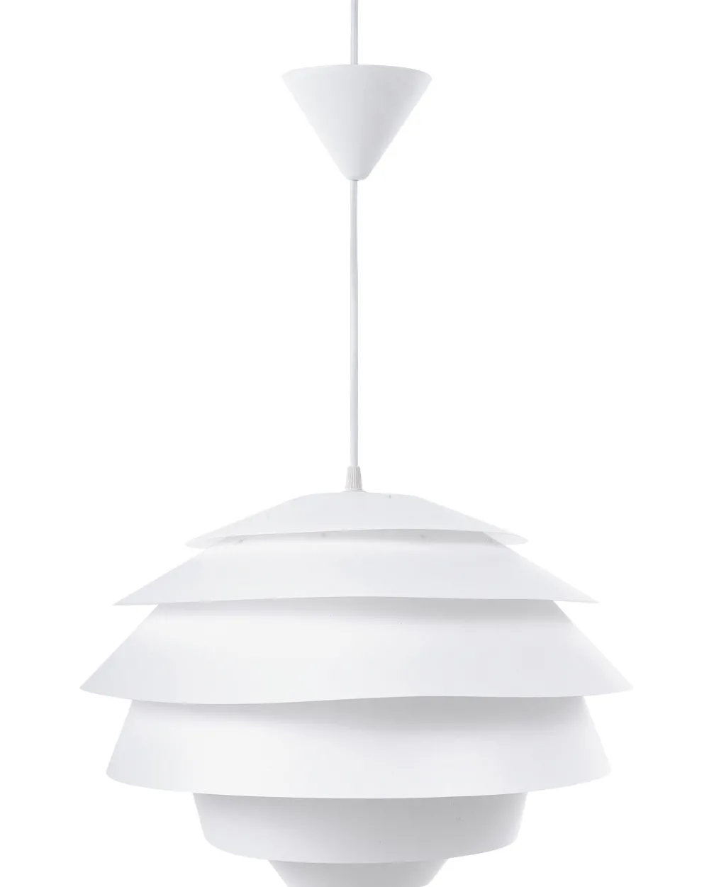 Outlet Beliani Riippuvalaisin Muovi Valkoinen Congo