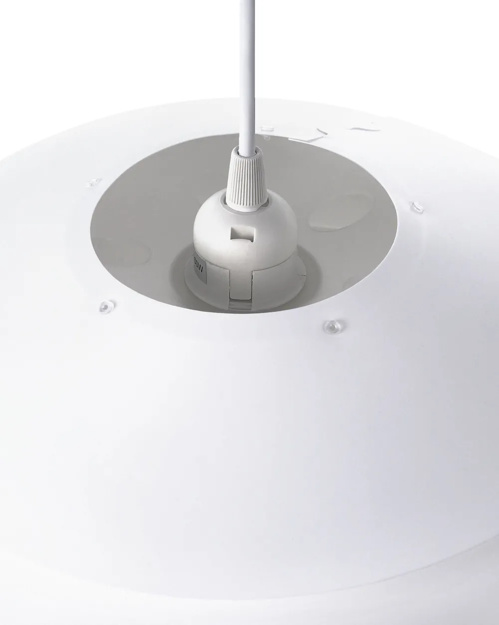 Outlet Beliani Riippuvalaisin Muovi Valkoinen Congo