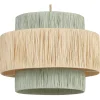 Valaisimet<Beliani Riippuvalaisin Paperi Luonnonvari/Vaaleanvihrea Palbra