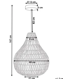 Valaisimet<Beliani Riippuvalaisin Paperinaru Musta Molopo