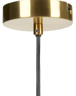 Store Beliani Riippuvalaisin Rauta Kulta/Vaalea Puu Bargo