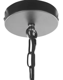 Valaisimet<Beliani Riippuvalaisin Rauta Musta Bashilo