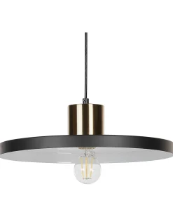 Valaisimet<Beliani Riippuvalaisin Rauta Musta Bogan