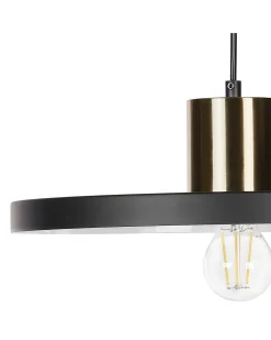 Valaisimet<Beliani Riippuvalaisin Rauta Musta Bogan