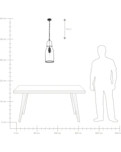 Valaisimet<Beliani Riippuvalaisin Rauta Musta 2 Kpl Bashilo