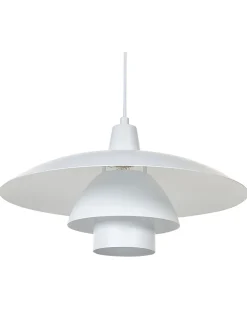 Clearance Beliani Riippuvalaisin Rauta Valkoinen Deel