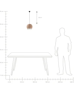 Online Beliani Riippuvalaisin Rottinki Luonnonvari Drino