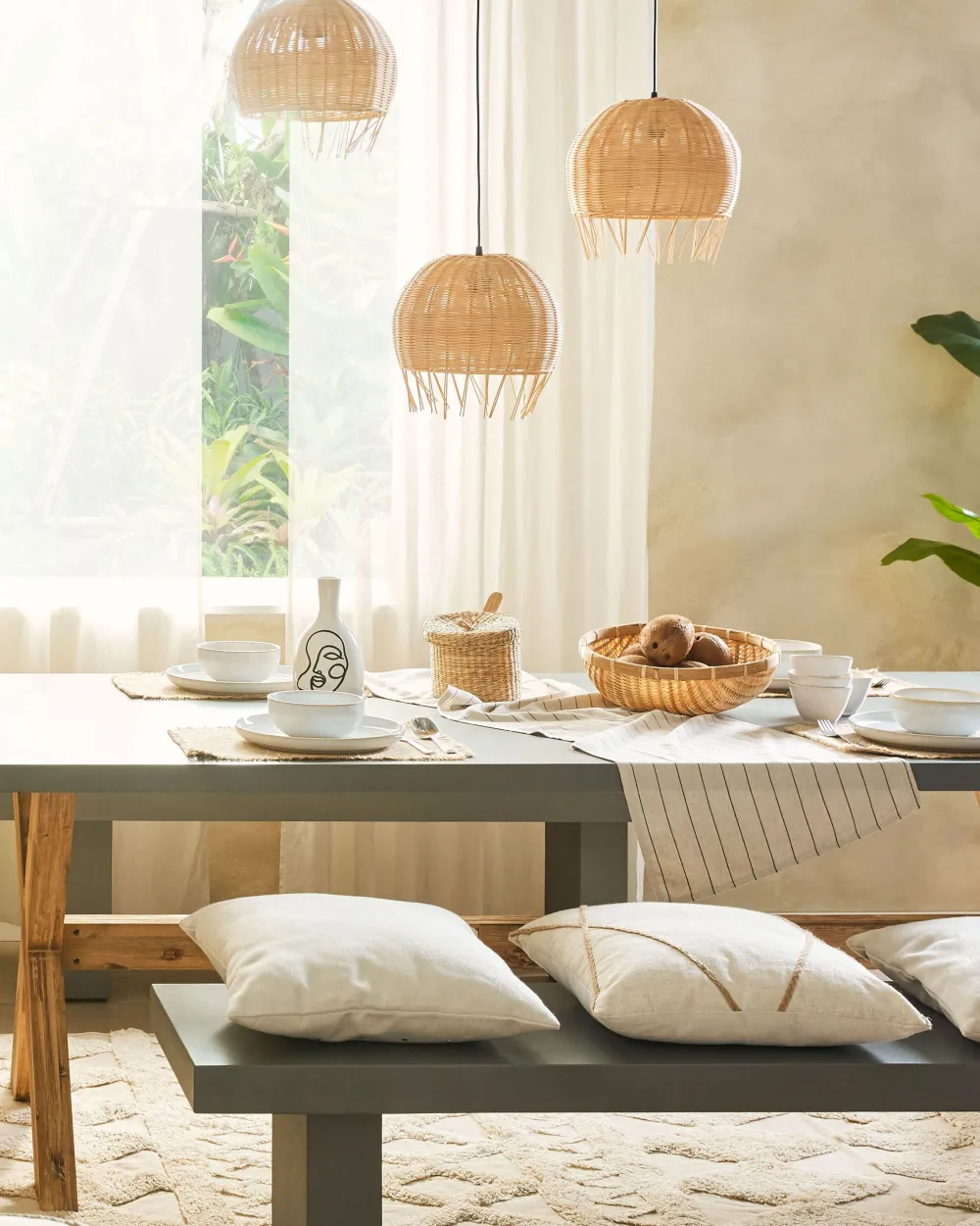 Online Beliani Riippuvalaisin Rottinki Luonnonvari Drino